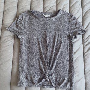 Tie Knot Short Sleeve Shirt